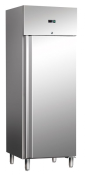 Tiefkühlschrank-Edelstahl, 740 x 870 x 2050 mm, Umluft, -18°C/-22°C