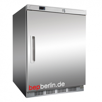 Kühlschrank Edelstahl 200 Liter, 600 x 600 x 850 mm, -2°C/+8°C