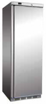 Kühlschrank Edelstahl 400 Liter, 600 x 600 x 1850 mm, 0°C/+8°C