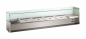Preview: Pizzakühlaufsatz Glasaufsatz 1400 x 335 x 430 mm 6 x GN 1/4