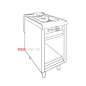 Preview: EKU Fritteuse 400 x 850 x 850 mm 10 kW, 400V extra stark