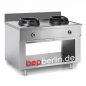 Preview: 1200 x 900 x 850 mm, (16x2) 32 kW, Allgas-Herd Chinaherd, (90cm breit)
