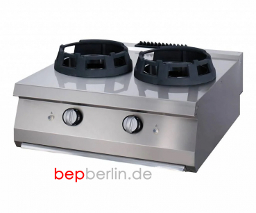 800 X 700 X 380 mm, 28 kW, Heavy Duty Wok Herd Gas Tischkocher