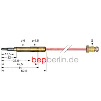 BEP-Thermoelement L 600mm, für Cookmax