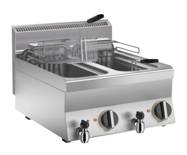 Elektro Fritteuse 20 Liter 12 kW  600 x 650 x 295 mm, 400 V