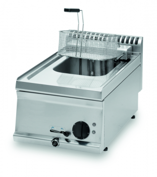 Fritteuse, elektro, 8 Liter 7,5  kW, 400 V, 35x70x28cm
