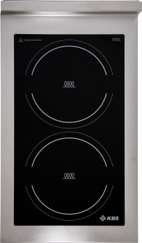 Preview: Induktion-Auftischkochfläche 2 Kochzonen 2x5 kW – Elektro Tischgerät 400V