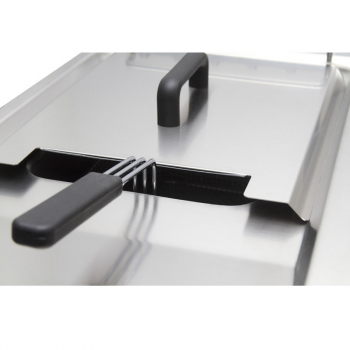 Preview: Fritteuse,Elektro 800 x 730 x 900 mm, 2x13 Liter, 19,8 kW