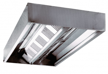 Deckenhaube - Kastenform 1600 x 1400 x 480 mm, 4.900 m³/h