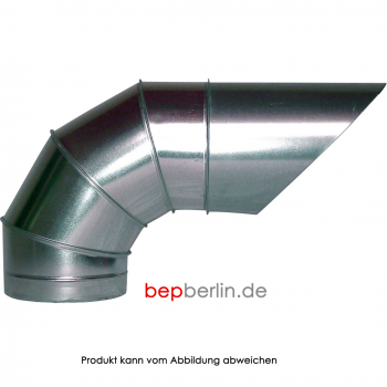 Ausblasbogen 90°, für Rundrohr Ø 315 mm