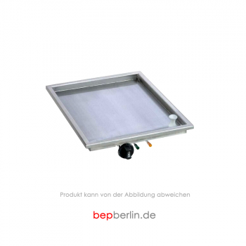 EKU Elektro Grillplatte Einbau, Hartverchromt 450 x 600 mm, 4,55 kW, 400 V