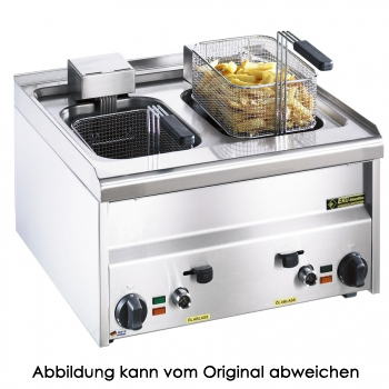 12 kW, EKU Fritteuse 600 x 600 x 300 mm, 400V, Extra stark