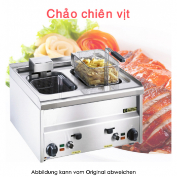 15 kW, EKU FRE Fritteuse 600 x 600 x 300 mm, 400V, Extra stark