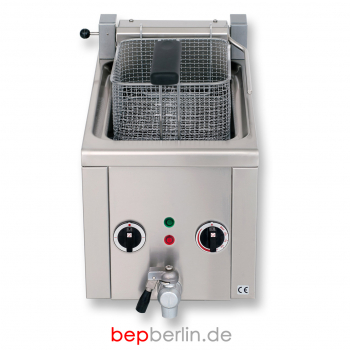 8 kW, 30x60x27cm, Fritteuse, elektro, 8 Liter, 400 V