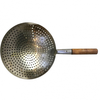 Wok Metallsieb Ø 30 cm, mit Holzgriff
