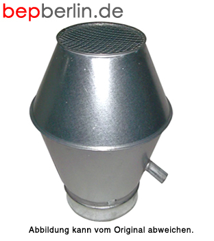 Deflektorhaube Ø 315 mm Stahlblechrohr, verzinkt