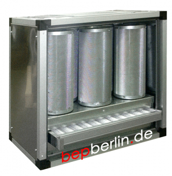 Einwandig-Aktivkohlepatronen-Modul ohne Motor 2500 m3/h