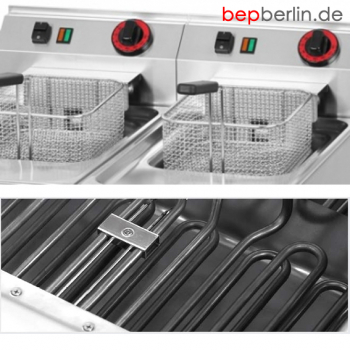 Preview: Fritteuse, Elektro 660 x 600 x 860-920 mm, 26Liter, 19,8 kW