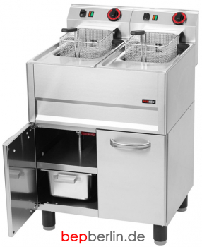 Preview: Fritteuse, Elektro 660 x 600 x 860-920 mm, 26Liter, 19,8 kW