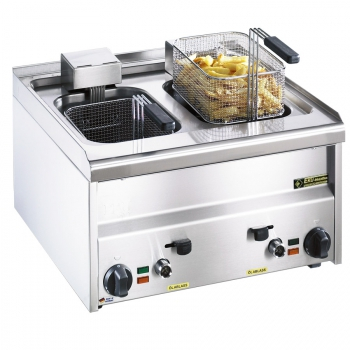 EKU Fritteuse 600 x 600 x 300 mm 12 kW, 400V, Extra stark