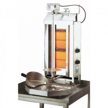 GD2  POTIS Gas-Gyrosgrill, 550 x 650 mm, 7 kW, 15 kg Fleisch