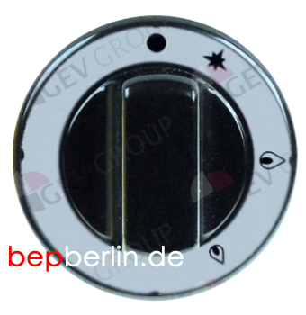 Knebel Gashahn Ø 10 x 8mm