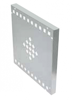 Preview: Motorschutzblende für den Motorbox mit außen Maßen: 500x500 mm