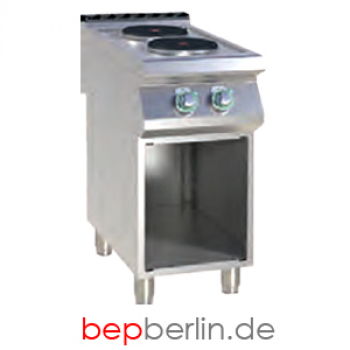 Elektroherd mit 2 Kochplatten 400 x 730 x 900 mm, 5,2 kW