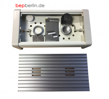 Brabantia Speisewärmer 2 Kerzen Weiß, 364 x 190 x 82 mm
