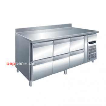 Kühltisch 1795 x 700 x 860 mm,-2°C/+8°C, Umluft
