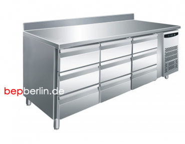 Kühltisch 1795 x 700 x 860 mm,-2°C/+8°C, Umluft