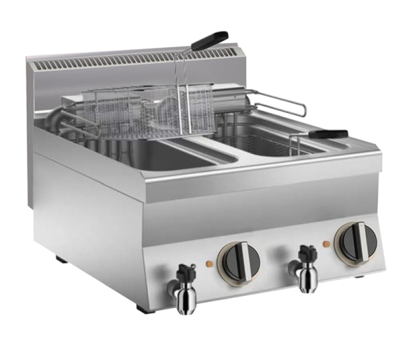 Elektro Fritteuse 20 Liter 18 kW  600 x 650 x 295 mm, 400 V