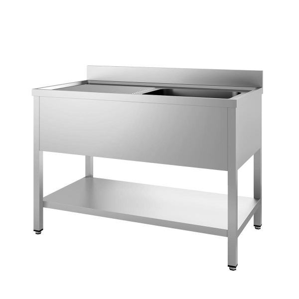 TOPLINE-Spültisch 1200 x 600 x 850 mm, 1 Becken