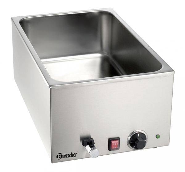 Bain Marie 340 x 590 x 240 mm mit Ablasshahn