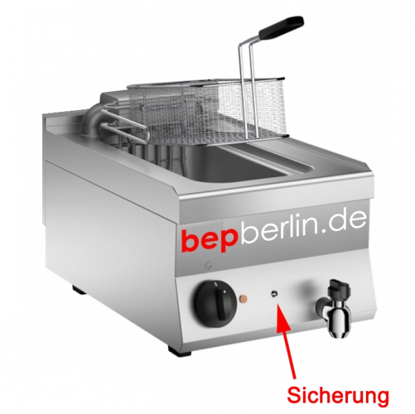 Friteuse, elektro, 400 x 600 x 295mm, 10 Liter 6 kW, 400 V