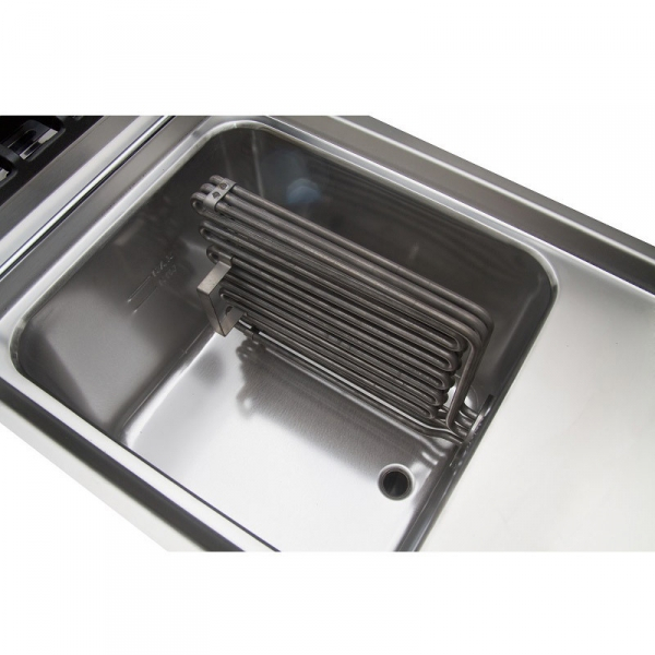 Friteuse Elektro, 13 Liter, 12,5 kW / 400 V, 400 x 730 x 313 mm