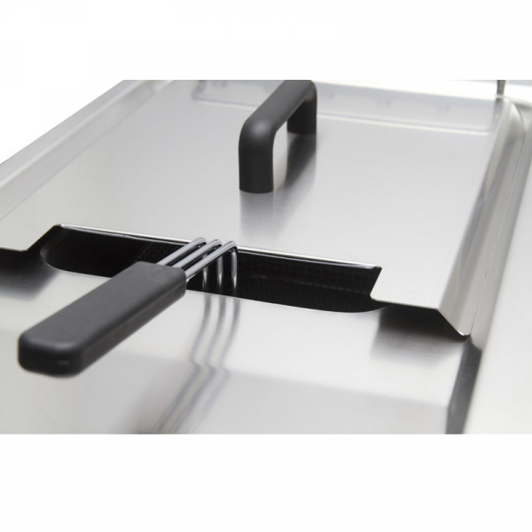 Fritteuse,Elektro 400 x 730 x 900 mm, 17 Liter, 13,5 kW