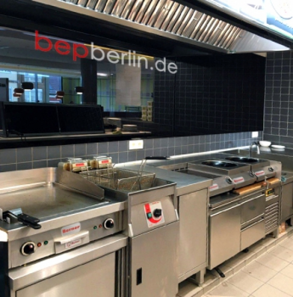 Berner Induktionsherd, 400 V / 10 kW (2x5kW) 400 x 665 x 120 mm