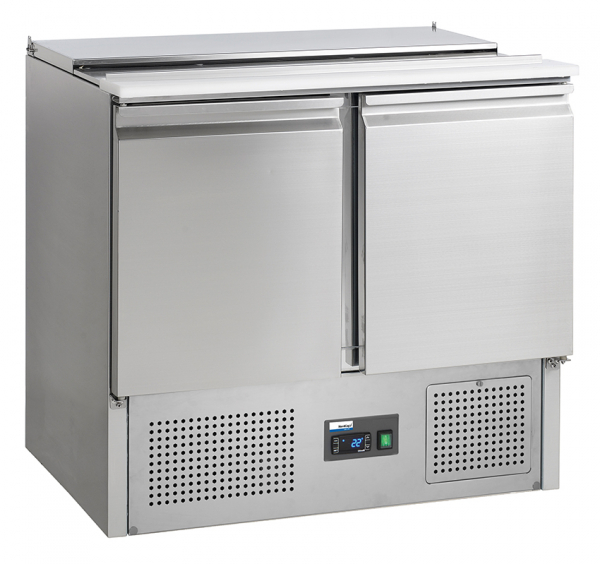 COOL-LINE Saladette SL9 900 x 700 x 877 mm, mit 2 Türen