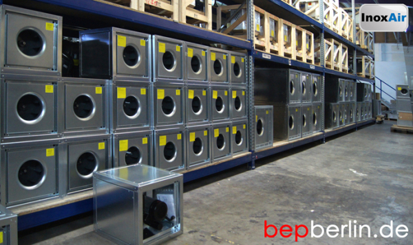 2.930 m³/h, Airbox Küchenabluftbox, 500 x 500 x 500 mm