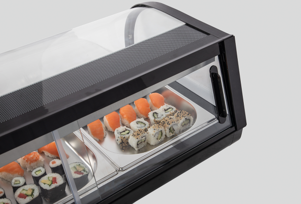 KBS Belegstation Sushi 1810 für 5x GN 1/2, Motor links