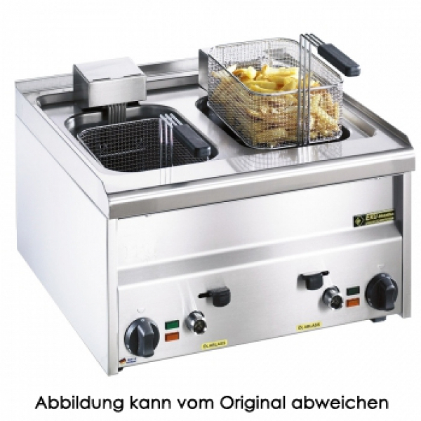 12 kW, EKU Fritteuse 600 x 600 x 300 mm, 400V, Extra stark