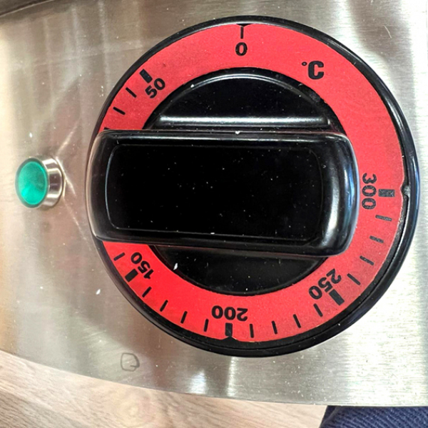 Einbau-Heisse Pfanne für 53cm Ø, 230V, 2,2 kW,  300 °C, 18 Liter, 12,5cm Höhe