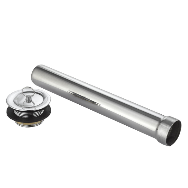 Stand- Überlaufrohr für Spültische 300mm Tief