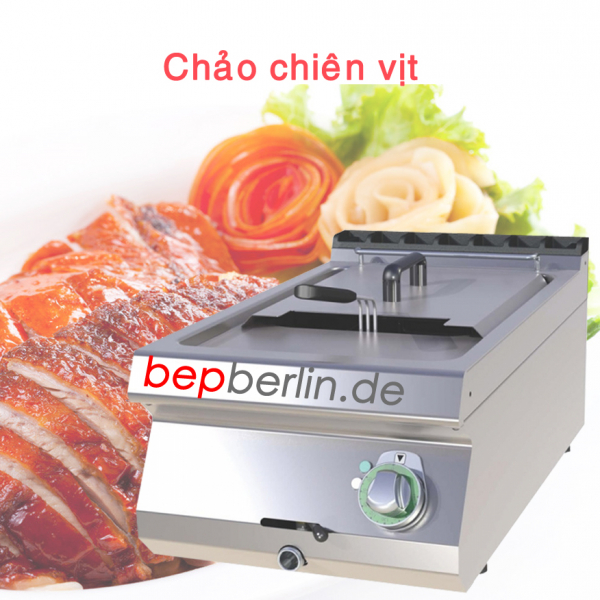 Friteuse Elektro, 13 Liter, 12,5 kW / 400 V, 400 x 730 x 313 mm