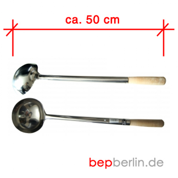 Große Kelle für Wokpfanne-asiatische Küche  50 cm Lang
