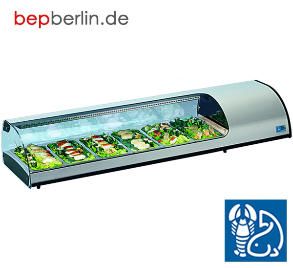 KBS-Sushivitrine 10 GN, 2.141 x 380 x 255 mm, Motor rechts