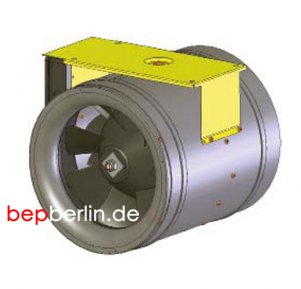 1.740 m³/h, Rohrventilator für Rohrkänale, 250 mm Ø, Motor INNEN