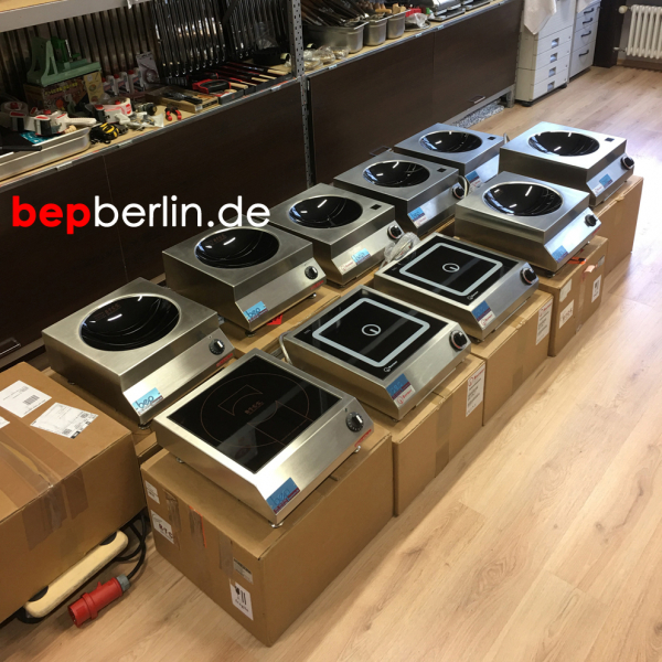 Berner Induktionswok 400 V / 2 x 5 kW,