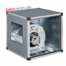 1.600 m³/h, Airbox Abluftmotor, doppelwandig, 500 x 500 x 500mm